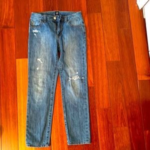 GAP ripped jeans